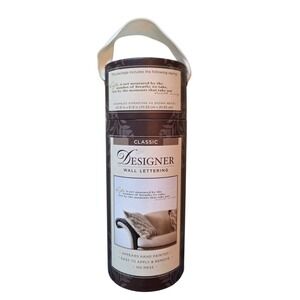 Designer Wall Lettering Adhesive Decal Set "Life is..."  43.91" x 8.13"